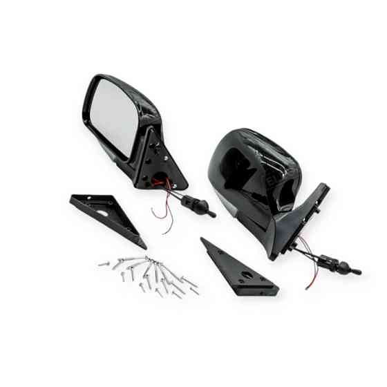 Зеркало 2105, 2107 заднего вида наружное большое черное с поворотом комплект 2104, Мукачево