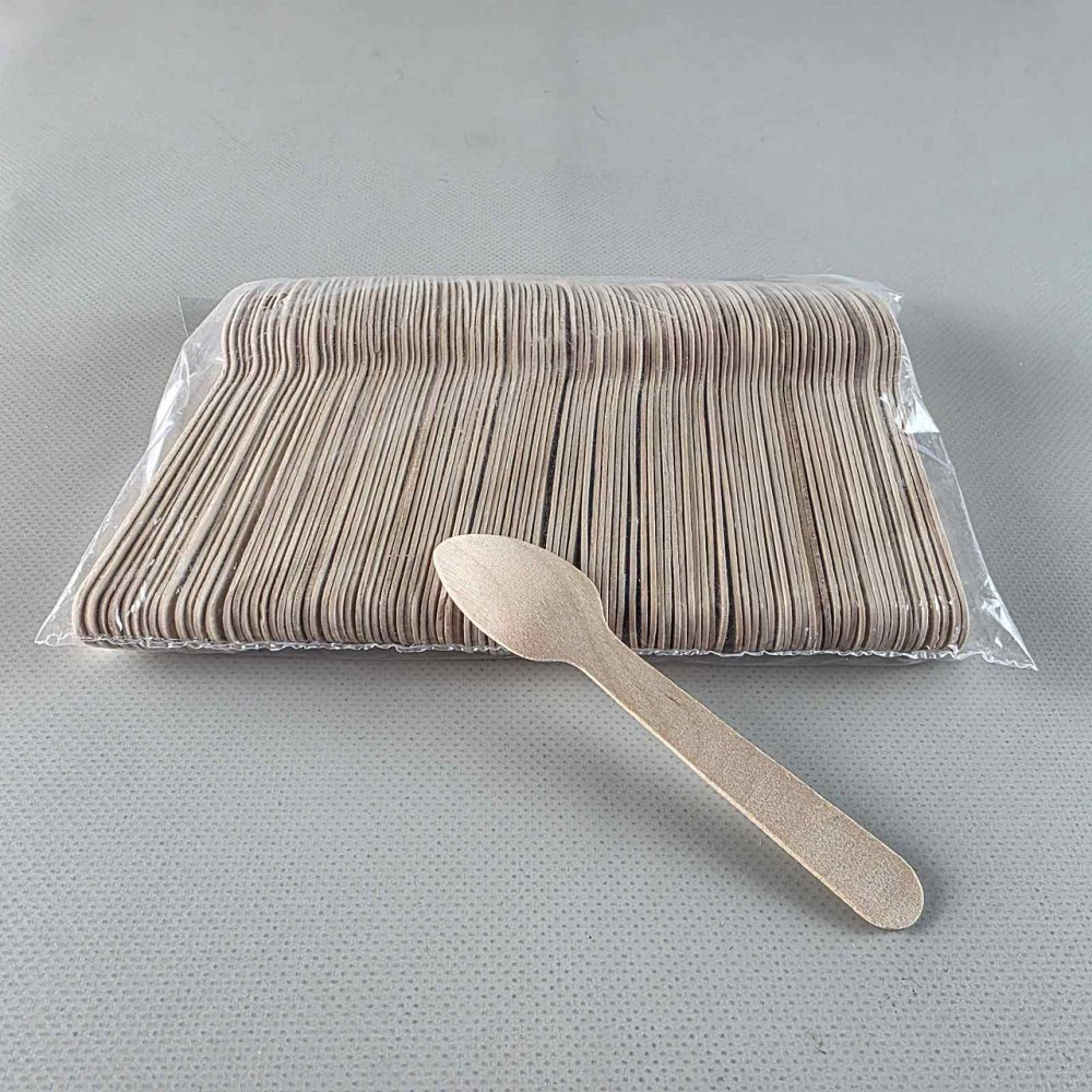 Ложка чайная деревянная, 96 мм, (1 пачка) Харьков - изображение 2