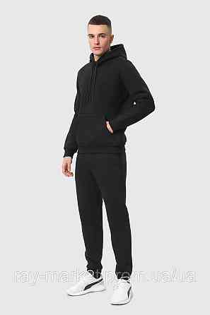 Костюм худи и штаны Ray Basic мужской утепленный черный (U0801М-Black) XL Киев