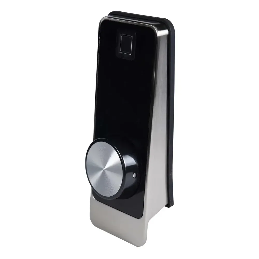 Замок біометричний автономний Trinix TRL-5203BTF Silver Left з Bluetooth, зчитувачем відбитків пальців і карт Mifare (65-00055) Киев - изображение 2