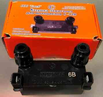 Котушка запалювання МТ, ДНІПРО, УРАЛ 6V (КСЗ) Мукачево