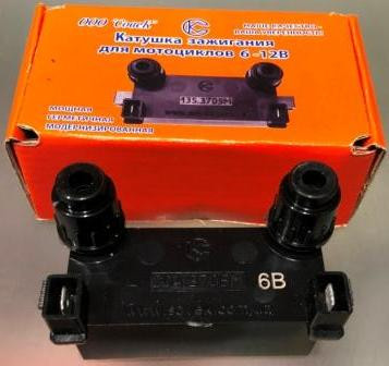 Котушка запалювання МТ, ДНІПРО, УРАЛ 6V (КСЗ) Мукачево - фото 1