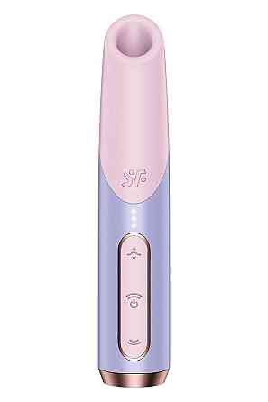 Миниатюрный вакуумный стимулятор клитора Satisfyer Bold Kiss розово-сиреневый Sex Aura Киев