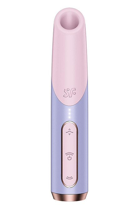 Миниатюрный вакуумный стимулятор клитора Satisfyer Bold Kiss розово-сиреневый Sex Aura Киев - изображение 1