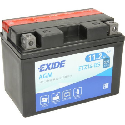 Аккумулятор автомобильный EXIDE AGM 11,2Ah (+/-) (205EN) (ETZ14-BS) Винница - изображение 1