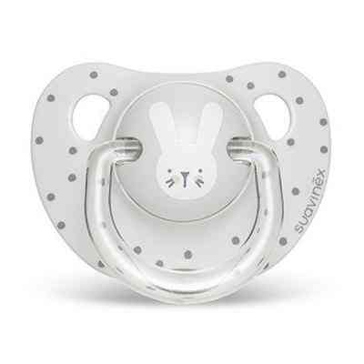 Пустышка Suavinex Hygge анатом.Уютные истории 18+ мес. серый зайчик (306581) Винница