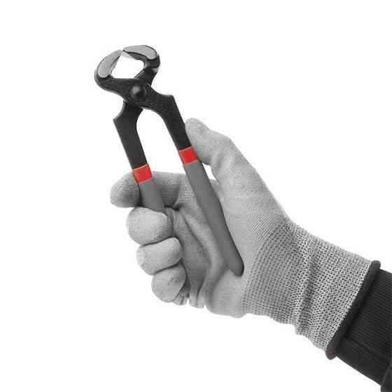 Кліщі торцеві для цвяхів, 180мм, C45, двошарові рукоятки INTERTOOL HT-0165 Київ