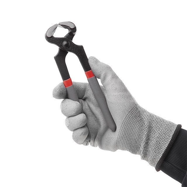 Кліщі торцеві для цвяхів, 180мм, C45, двошарові рукоятки INTERTOOL HT-0165 Київ - фото 5