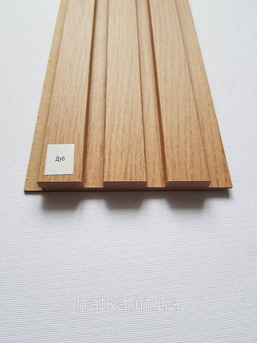 Стеновая реечная панель МДФ 117х12х2800 мм Дуб  СП12117-8 Киев - изображение 2