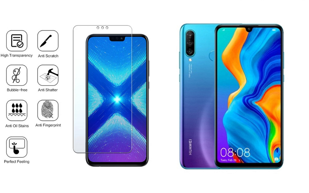 Защитное стекло NeoGlass для Huawei P30 Lite – ультрапрозрачное и устойчивое Киев - изображение 4