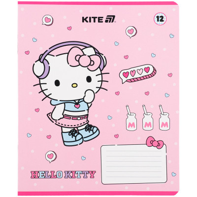 Тетрадь Kite Hello Kitty, 12 листов, клетка (HK25-232-1) Винница - изображение 3