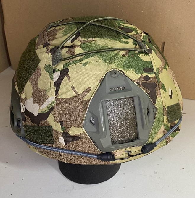 Кавер (чехол) на шлем каску Fast с панелями Векро Мультикам Киев - изображение 2