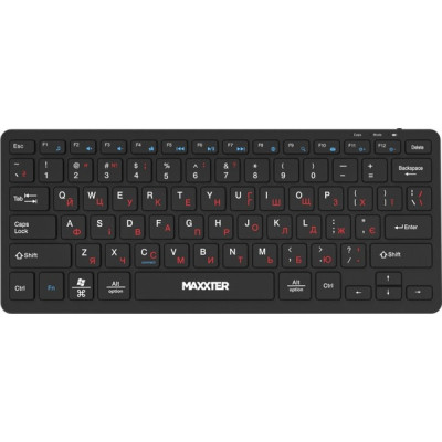 Клавіатура Maxxter KBW-C01B-UA Wireless UA Black (KBW-C01B-UA) Вінниця - фото 1