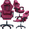Крісло геймерське DIEGO ALCANTARA PRO Cherry