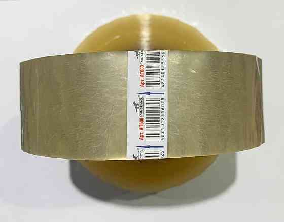 Клейкая лента упаковочная прозрачная MUSTANG 45мм х 300м Ровно