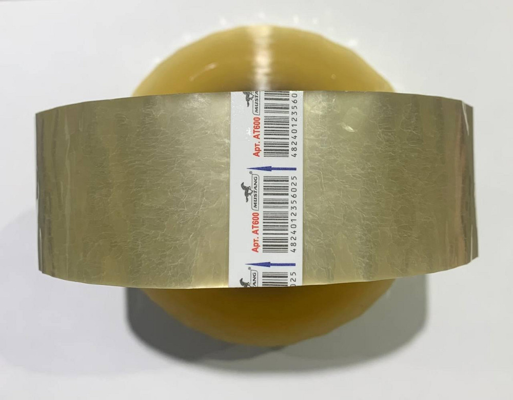 Клейка стрічка пакувальна прозора MUSTANG 45мм х 300м Рівне - фото 1