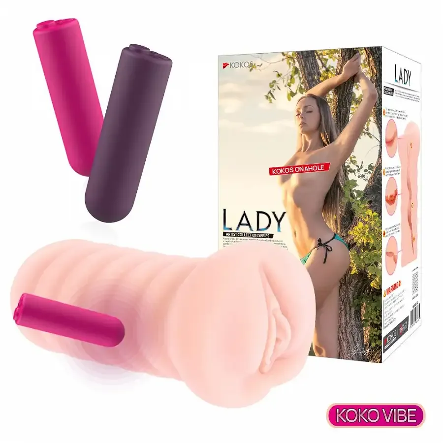 Мастурбатор-вагіна Kokos Lady Vibe Львов - изображение 3