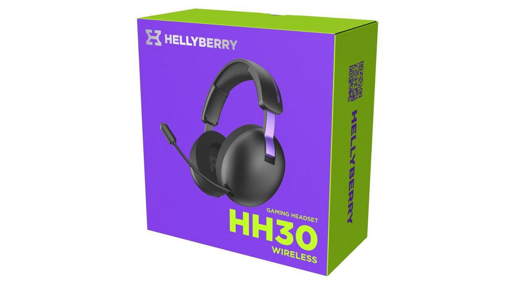 Bluetooth-гарнітура Hator Hellyberry HH30 Wireless Black/Violet (HH30_wireless_BV) ( 19227 ) Харьков - изображение 1