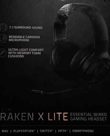 Игровые наушники Razer Kraken × lite. Харьков