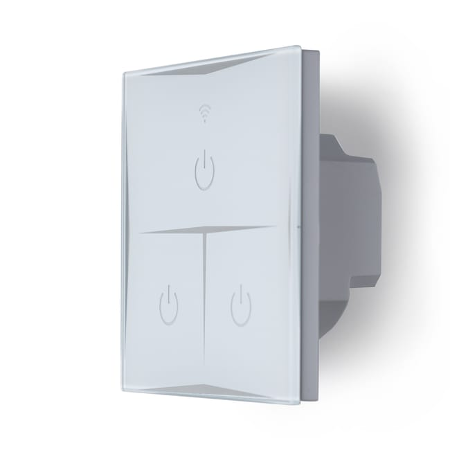Сенсорный Wi-Fi выключатель умного дома Smart Touch Switch CD302 (3 клавиши), белый, дистанционное управление Киев - изображение 4