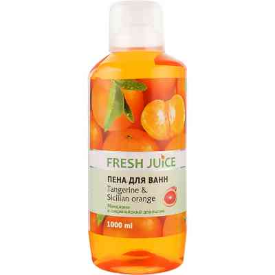 Пена для ванн Fresh Juice Tangerine & Sicilian Orange 1000 мл (4823015936326) Винница