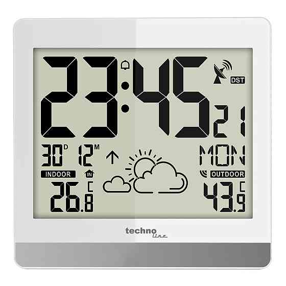 Часы настенные Technoline WS8119 White (WS8119) Винница