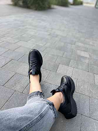 Romax Кросівки жіночі ROMAX чорні шкіра+замша натуральна 37р.(5275) Коломия