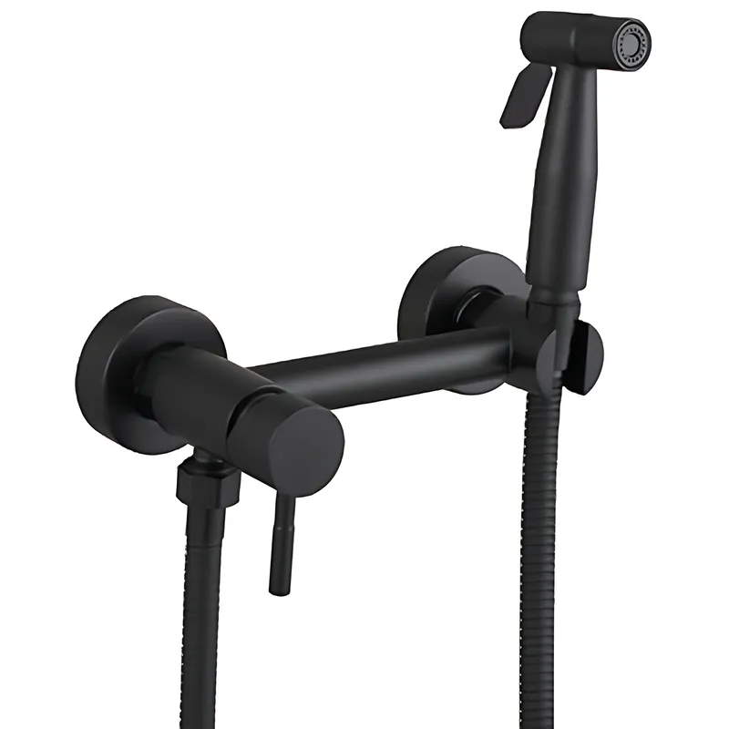 Смеситель для гигиенического душа Zerix SUS 222 Black (ZX4743) Киев - изображение 1