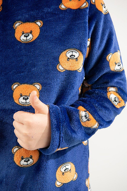 Пижама детская, тёплая, для мальчика, велсофт, топ Крохатушка одяг Киев - изображение 3