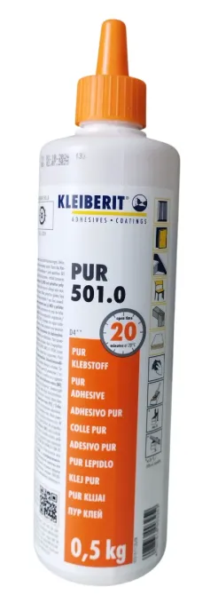 Клей столярный полиуретановый Kleiberit Pur 501.0, 0.5 кг Львов - изображение 1