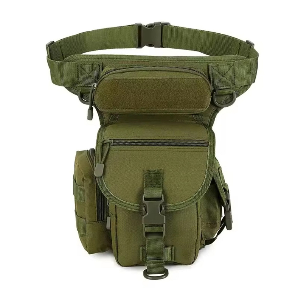 Сумка на бедро на ногу олива прочная вместительная набедренная Одесса - изображение 8