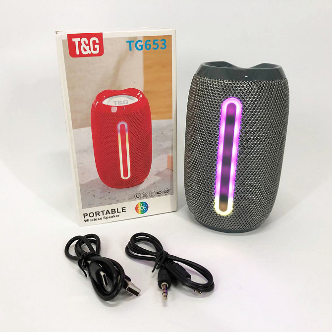 Портативная беспроводная качественная колонка TG653, Аккумуляторная GH-784 bluetooth колонка Киев - изображение 9
