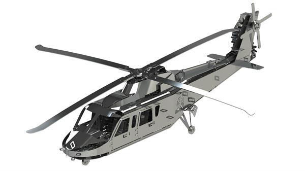 Колекційна модель-конструктор Metal Time Lifting Spirit Вертоліт механічний (MT027) Харків - фото 15