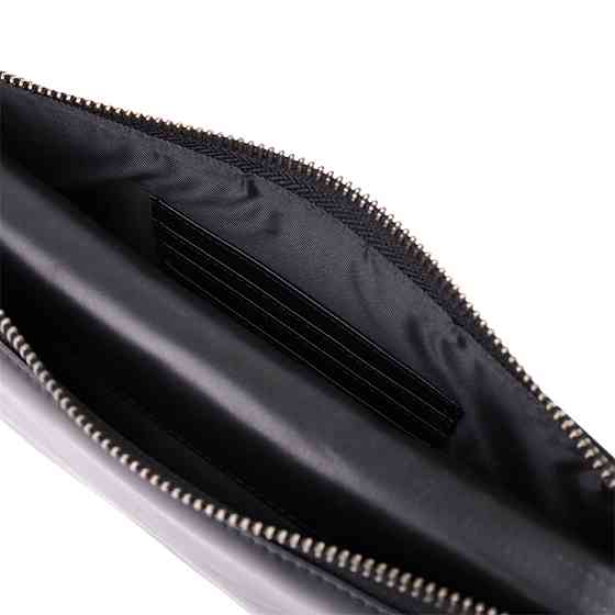 Мужской клатч из натуральной кожи Vintage 23035 Черный Киев