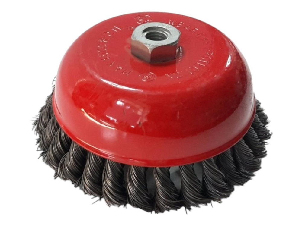 Щітка торцева посилена &quot;пучки крученої проволоки&quot; 150мм, М14х2 Вінниця - фото 1