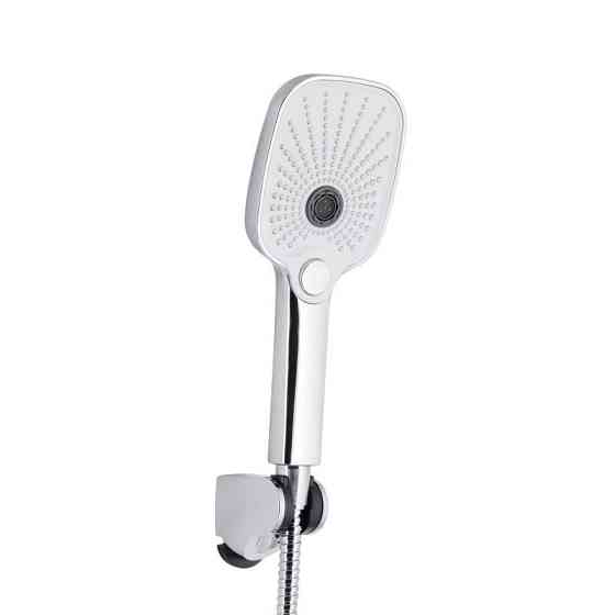 Змішувач для ванни з душовим гарнітуром Qtap Gemini QTGEM259CRW45683 Chrome/White Харків