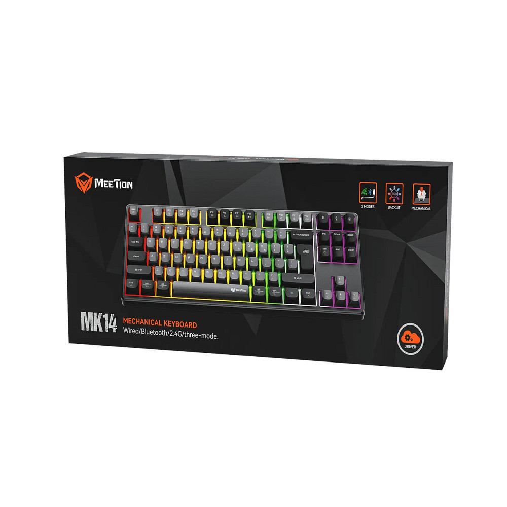 Клавіатура бездротова Meetion MK14 Black (MT-MK14-A-RUA) ( 18766 ) Харьков - изображение 8