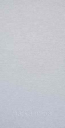 Шпалери вінілові на флізеліні AS creationTempo метрові однотон під тканину бавовна дрібна смужка білі з жовтим Київ