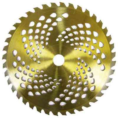 Нож для триммера Gartner к садовому триммеру вогнутый 255х25.4 мм 40 ТВС зубцов 4.8мм (40038048) Винница