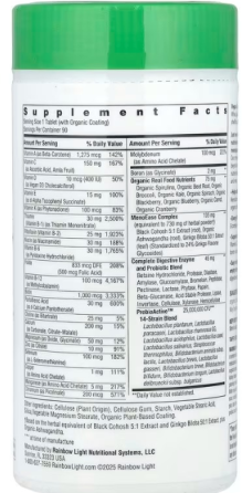 Мультивитамины для женщин для женского здоровья Rainbow Light Menopause One 90 таб Киев