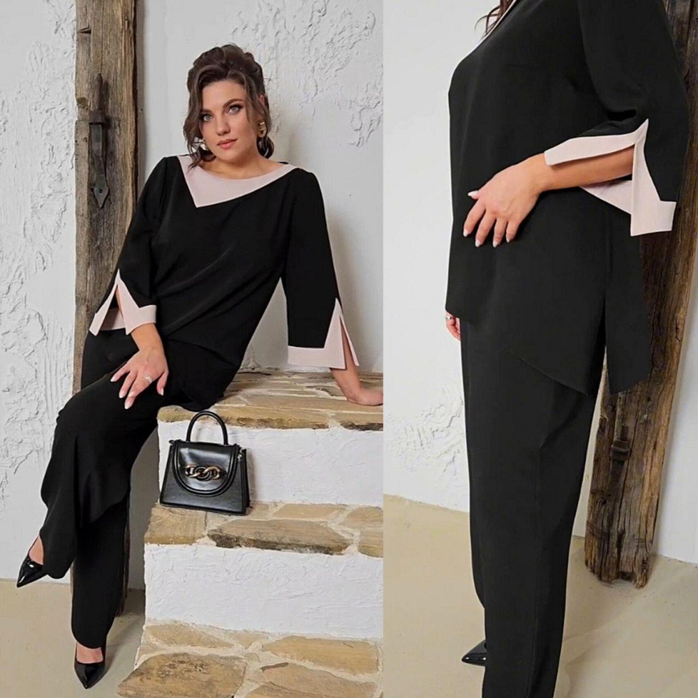 Женский повседневный классический костюм двойка крепдайвинг Одесса - изображение 10