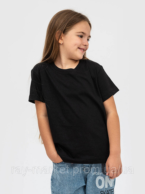 Футболка дитяча базова Stedman Classic-T Kids для дівчаток чорна (ST2200W-BLO) S Київ - фото 1