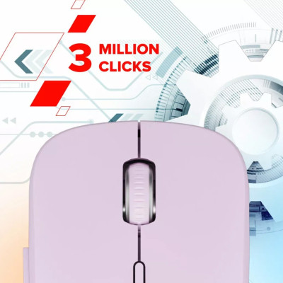 Мышка Canyon MW-12 Wireless/Bluetooth Pink (CNS-CMSW12P) Винница - изображение 6