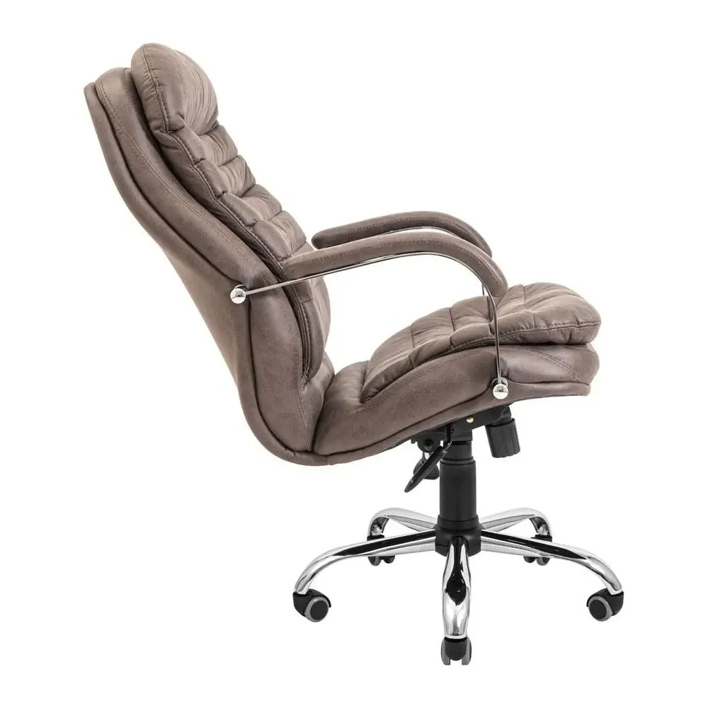 Офісне Крісло Керівника Richman Valencia Ameli Хром М1 Tilt Коричневий Київ - фото 4