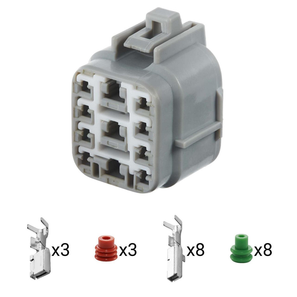 Електричний з'єднувач, 11-контактний Сірий, Пластик, Київ - фото 1