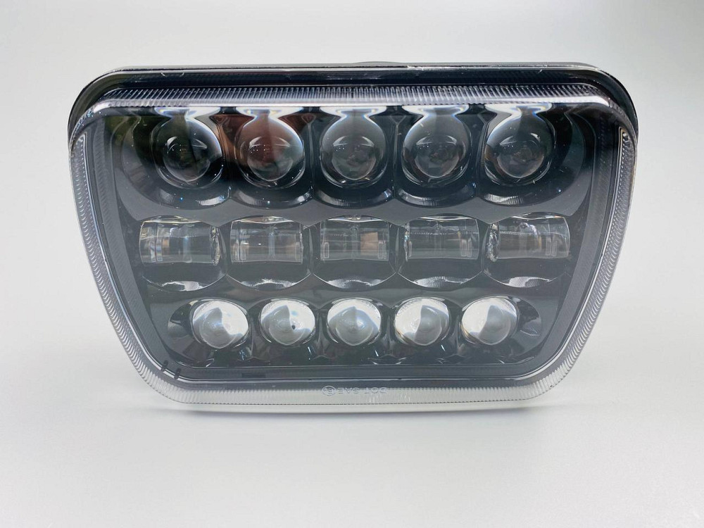 Фара LED прямокутна 95W 5х7 дюйм  (ближній + дальній) 3D лінза Мукачево - фото 7