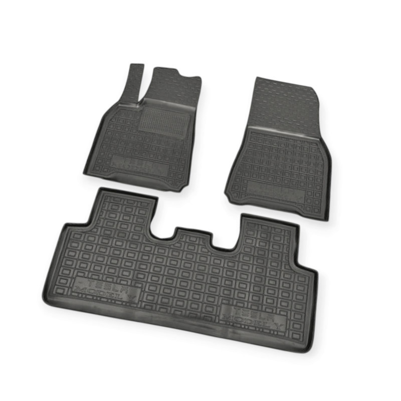 Килимки Tesla Model Y (2023-) борт 2,5 см, з перемичкою салону Мукачево - фото 1