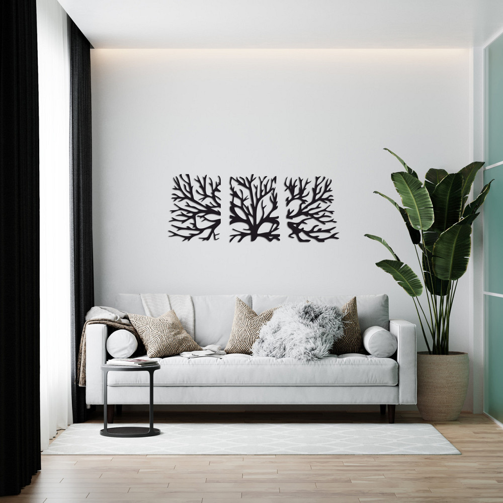 Гілки дерев - Дерев'яний декор на стіні Київ - фото 1