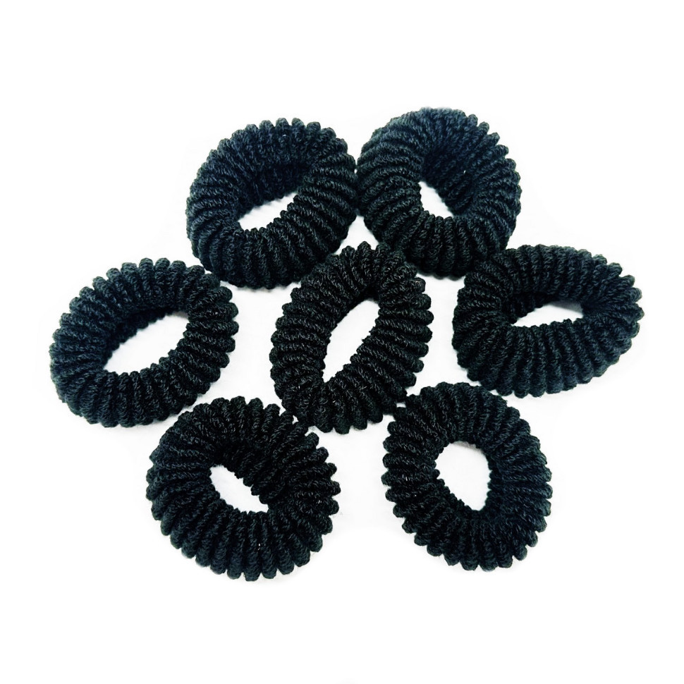 Набір резинок для волосся 0307-1134 чорний, 50 штук в упаковці Вінниця - фото 1