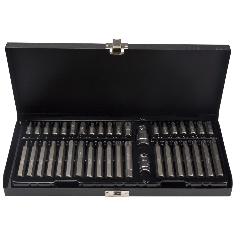 Ultra Набор бит HEX TORX Spline 10мм 40шт S2 (металл кейс) ULTRA (4017092) Київ - фото 1